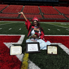 Criminal Justice major Danasia Kelly has been selected as the School of Arts and Sciences Convocation 2026 Student Speaker